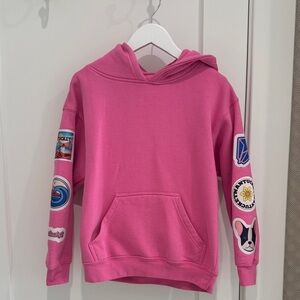 Bro Denim patch Nantucket pink Hoodie size M